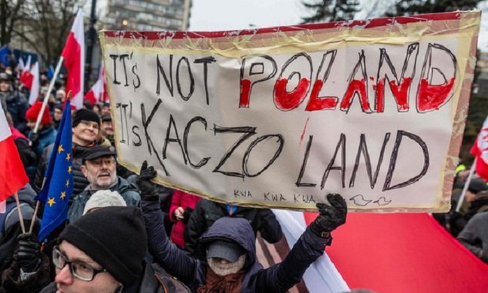 Poland is `on road to autocracy`, says constitutional court president 